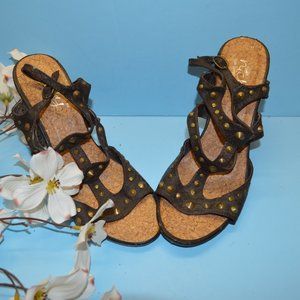 Nicky Cork Heeled Brown Shoes